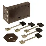 Накладной - под сувальдный ключ